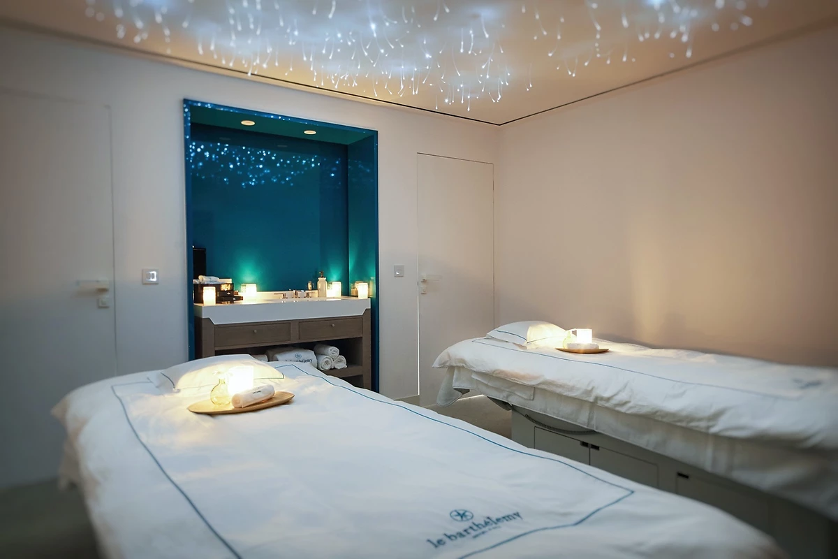 Salle de soins, spa de l'hôtel, Le Barthélemy Hotel & Spa