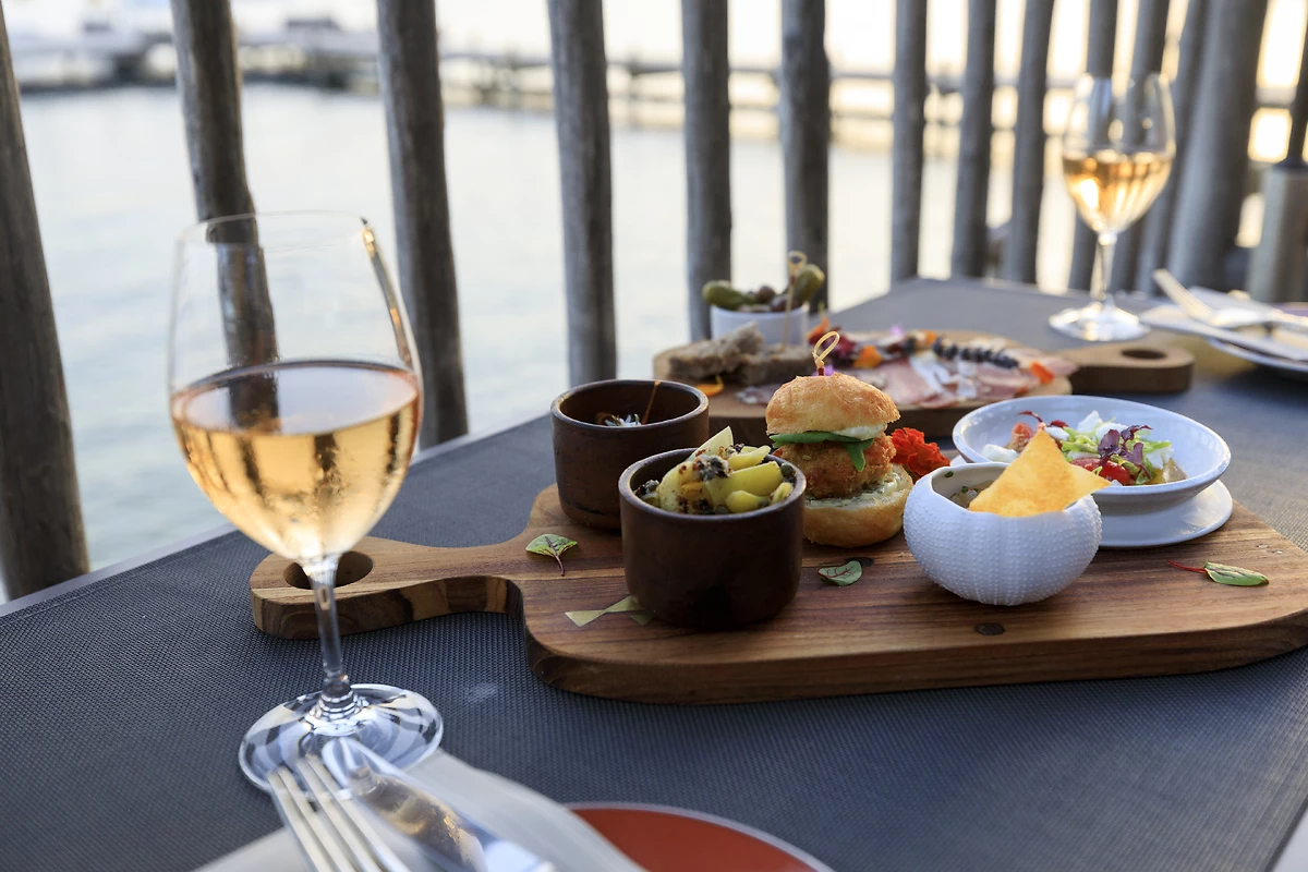 Planche servie dans l'un des restaurants de l'hôtel, Grand Hôtel de Cala Rossa