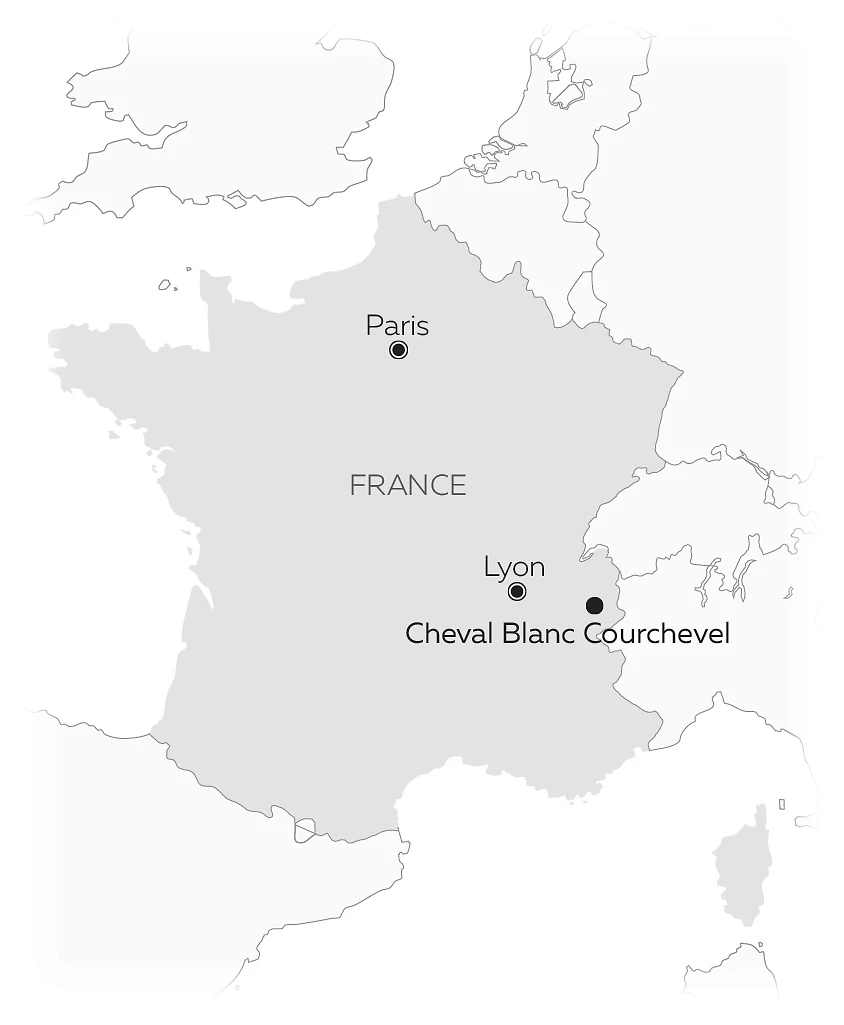 Carte Cheval Blanc Courchevel Hotel & Spa