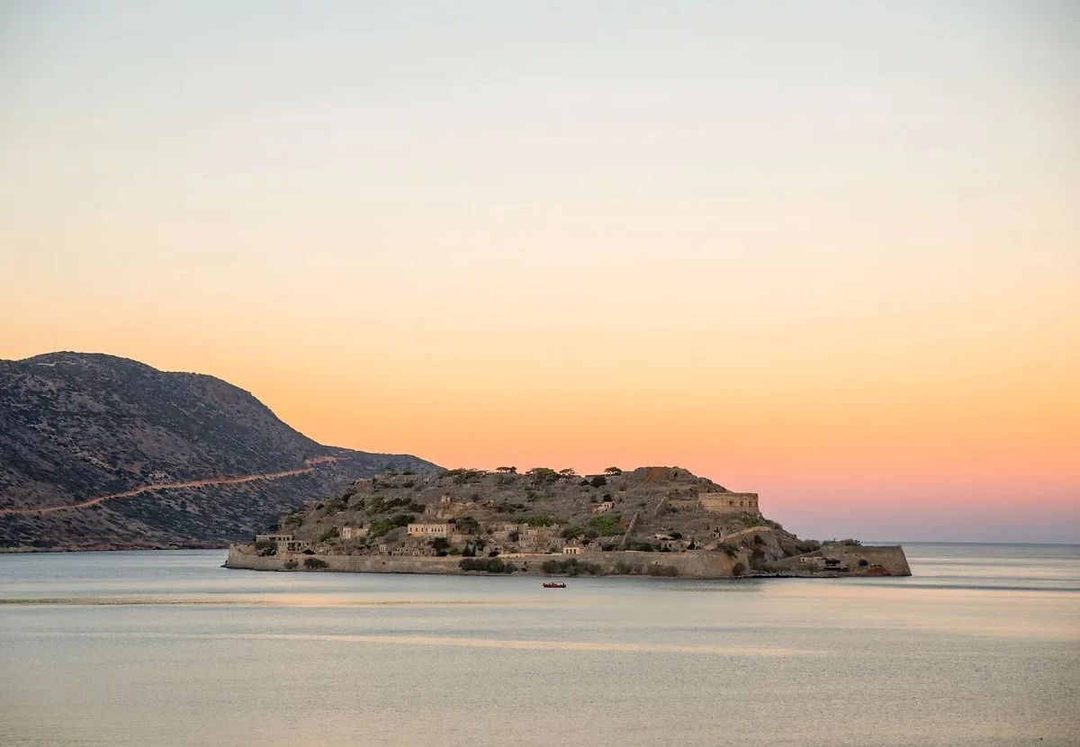 Vue sur la mer au coucher du soleil, Core Open Plan Suite, Domes of Elounda, Autograph Collection, Crète, Grèce