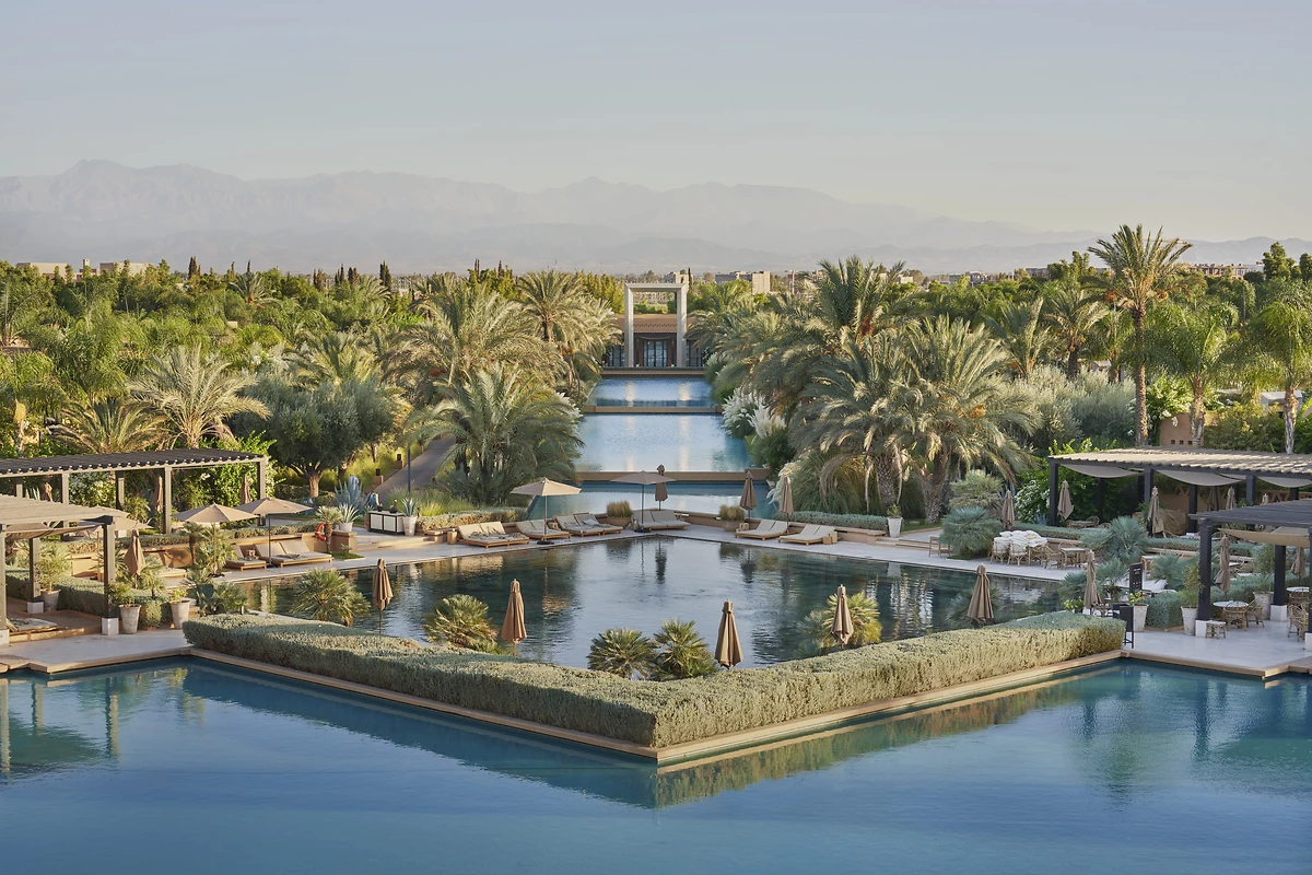 Piscine, Mandarin Oriental Marrakech, Maroc