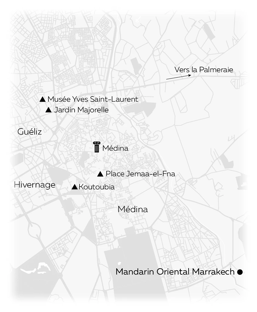 Carte Mandarin Oriental Marrakech
