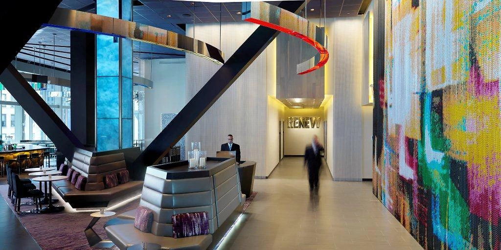 Lobby, M Social Hotel Times square New York, Etats Unis.
