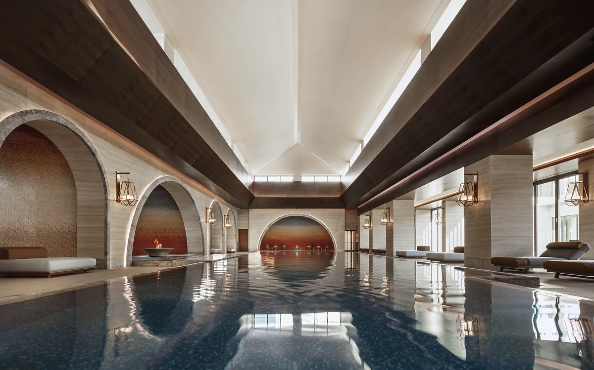 Piscine intérieure, spa de lh'ôtel, One&Only Portonovi