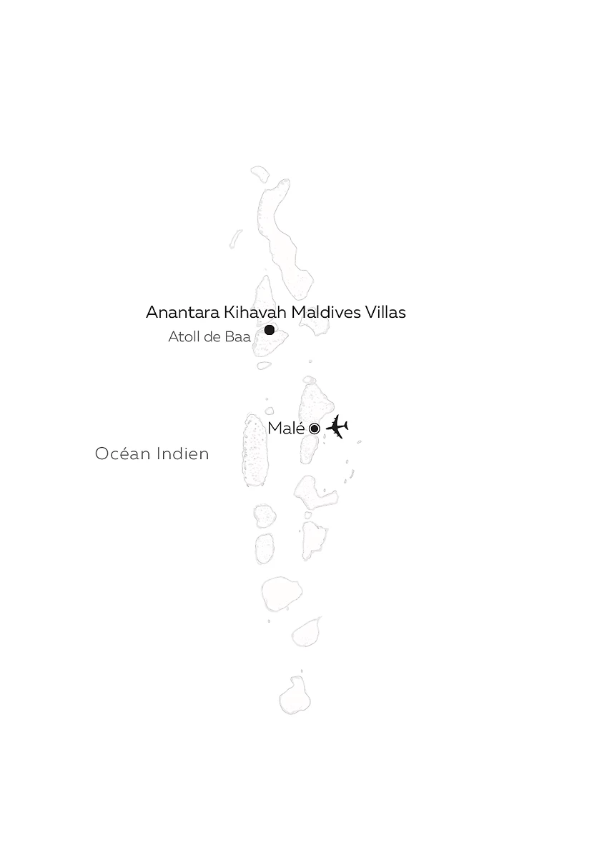 Carte Anantara Kihavah Maldives Villas