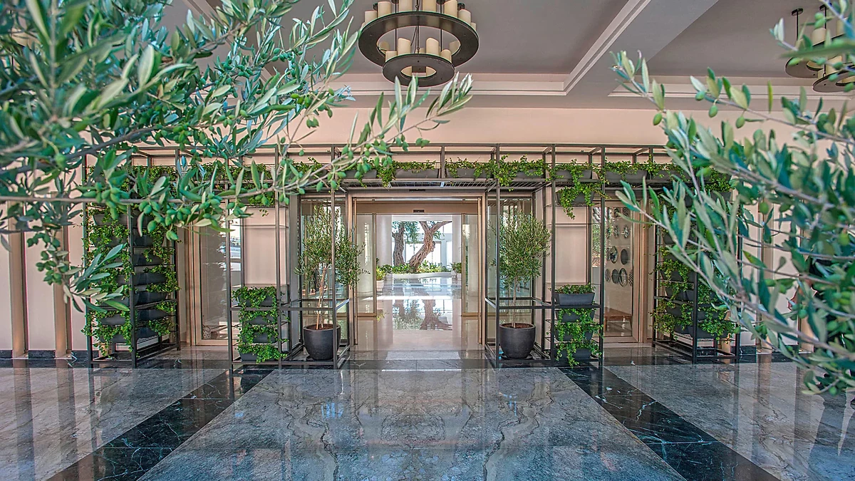 Réception, Domes Miramare, a Luxury Collection Resort, Corfu, Grèce