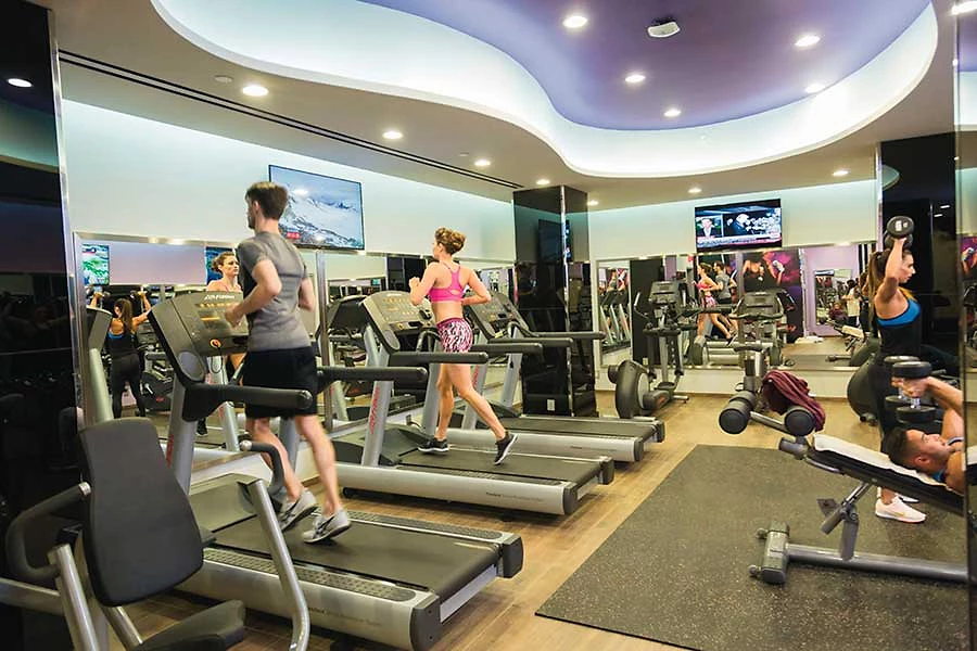 Salle de sport, Hotel Riu Plaza New York Times Square, États-Unis