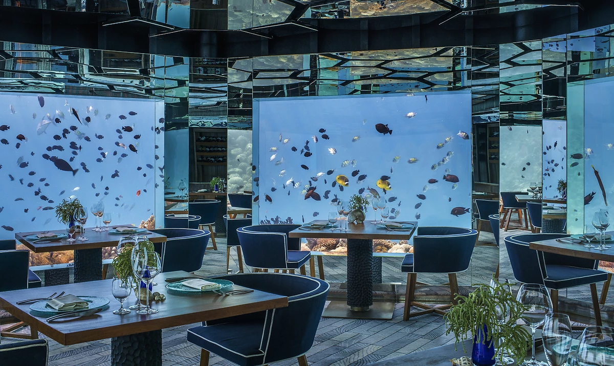 Restaurant Sea, Anantara Kihavah Maldives Villas