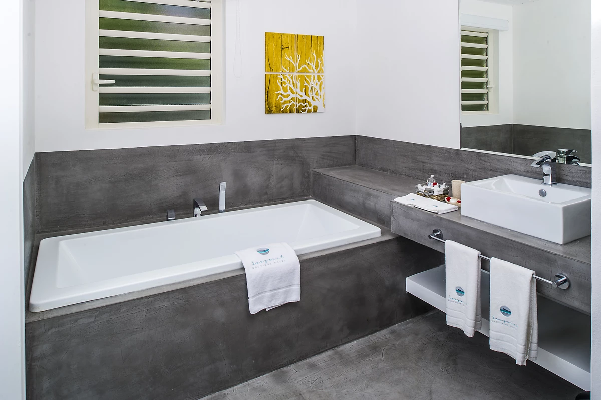 Salle de bain, Seapoint Boutique Hotel, Ile Maurice