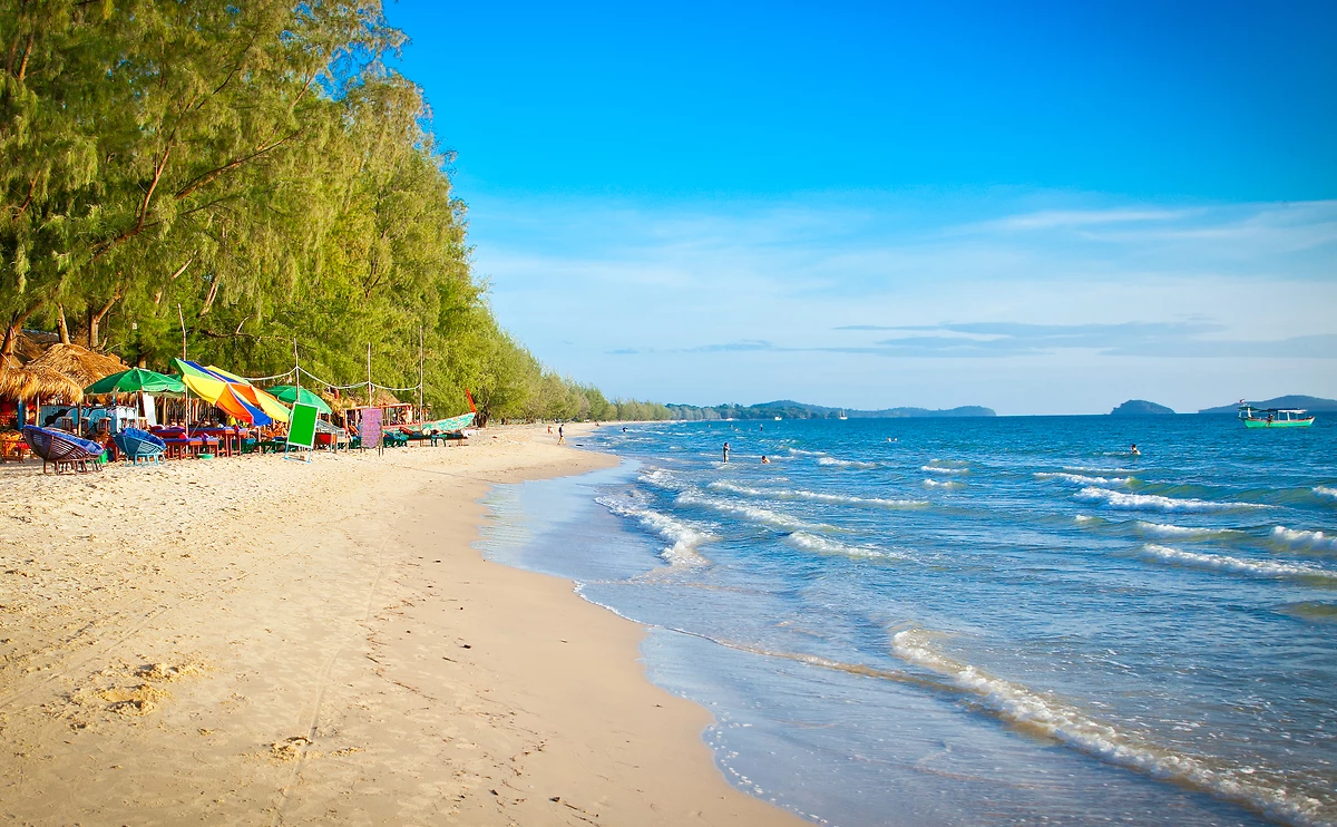 Plage, Sihanoukville, Cambodge