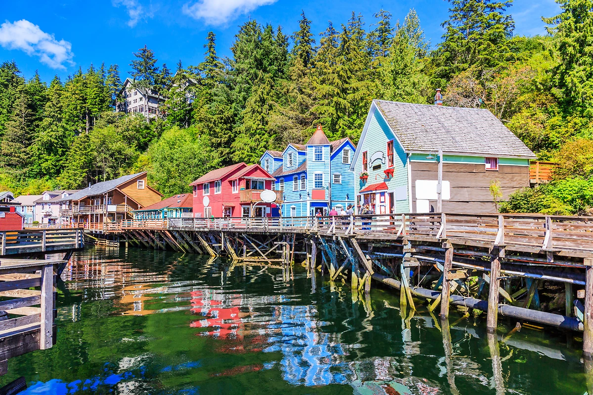 Creek Street, Ketchikan, Alaska, Etats-Unis