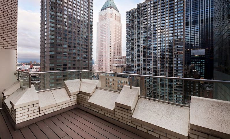 Times Square Terrace View, Hôtel Edison, New York, USA