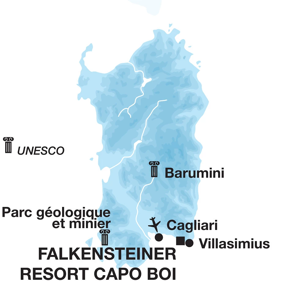 Carte Falkensteiner Resort Capo Boi