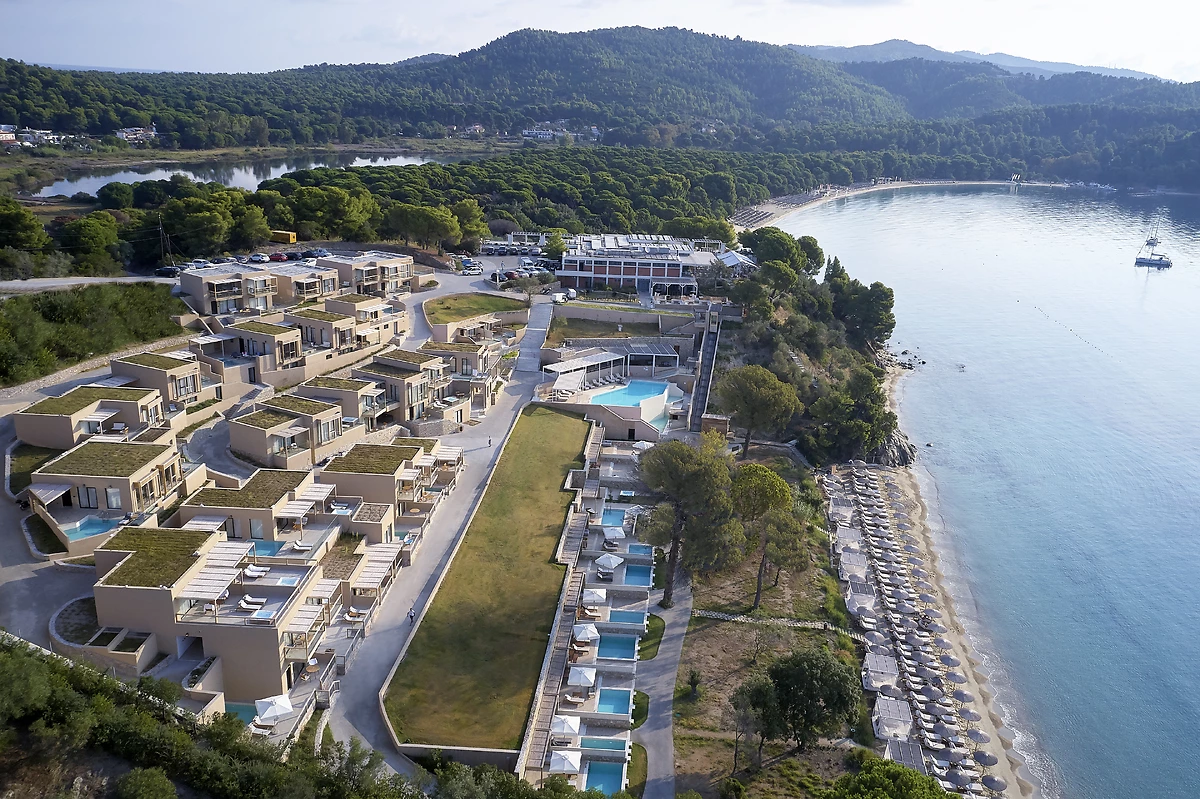 Vue aérienne de l'hôtel, hôtel ELIVI Skiathos