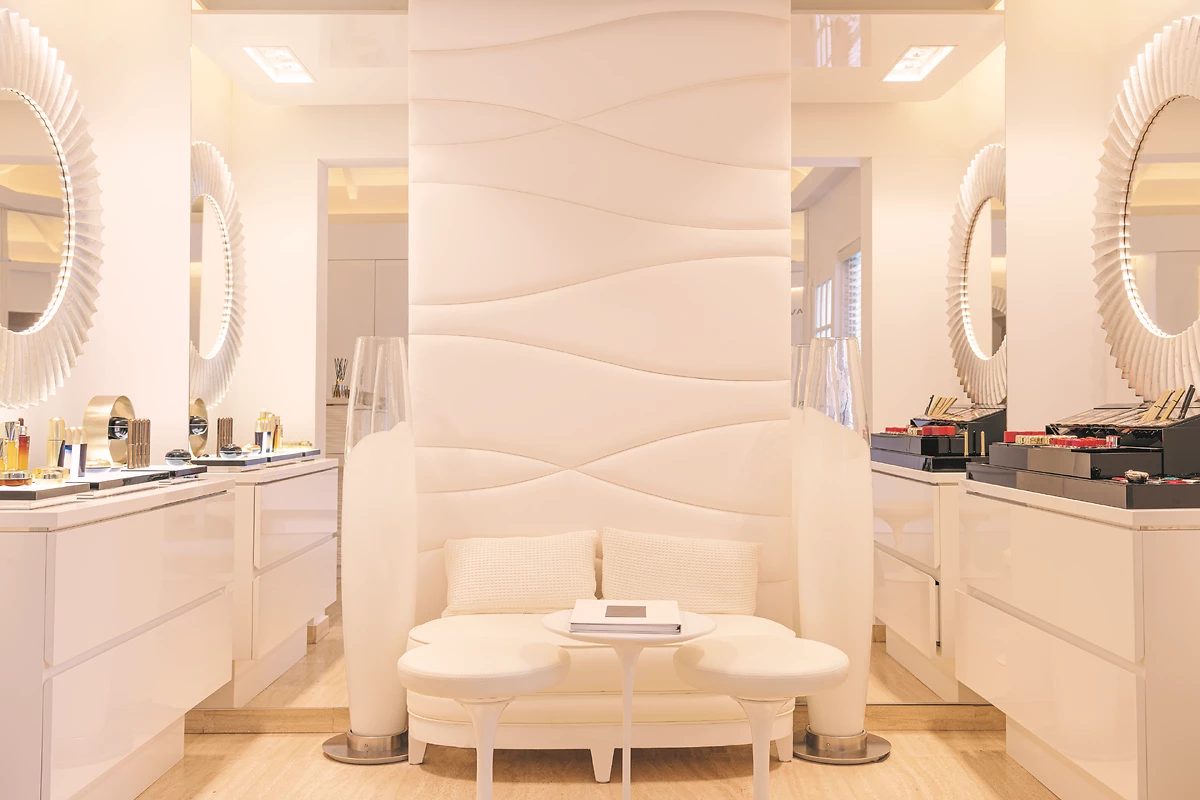 Salle de soins, spa de l'hôtel, hôtel Cheval Blanc St-Barth Isle de France