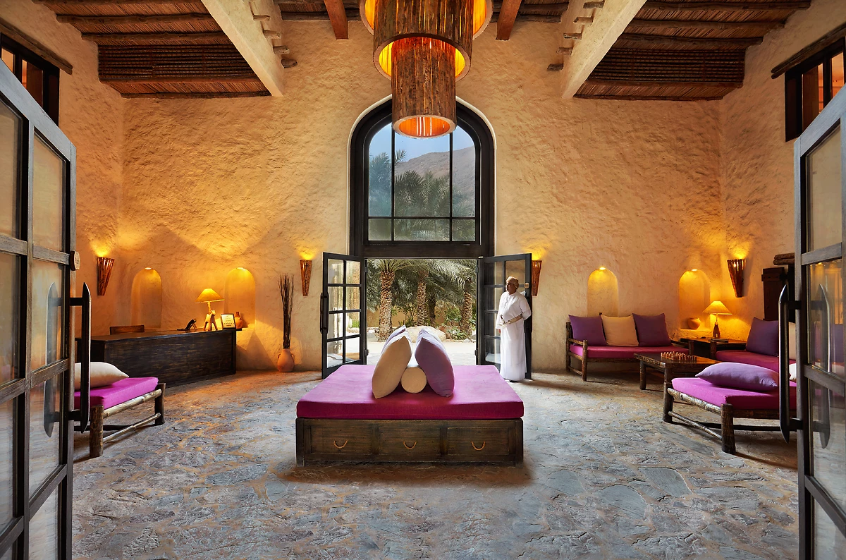 Lobby de l'hôtel, Six Senses Zighy Bay