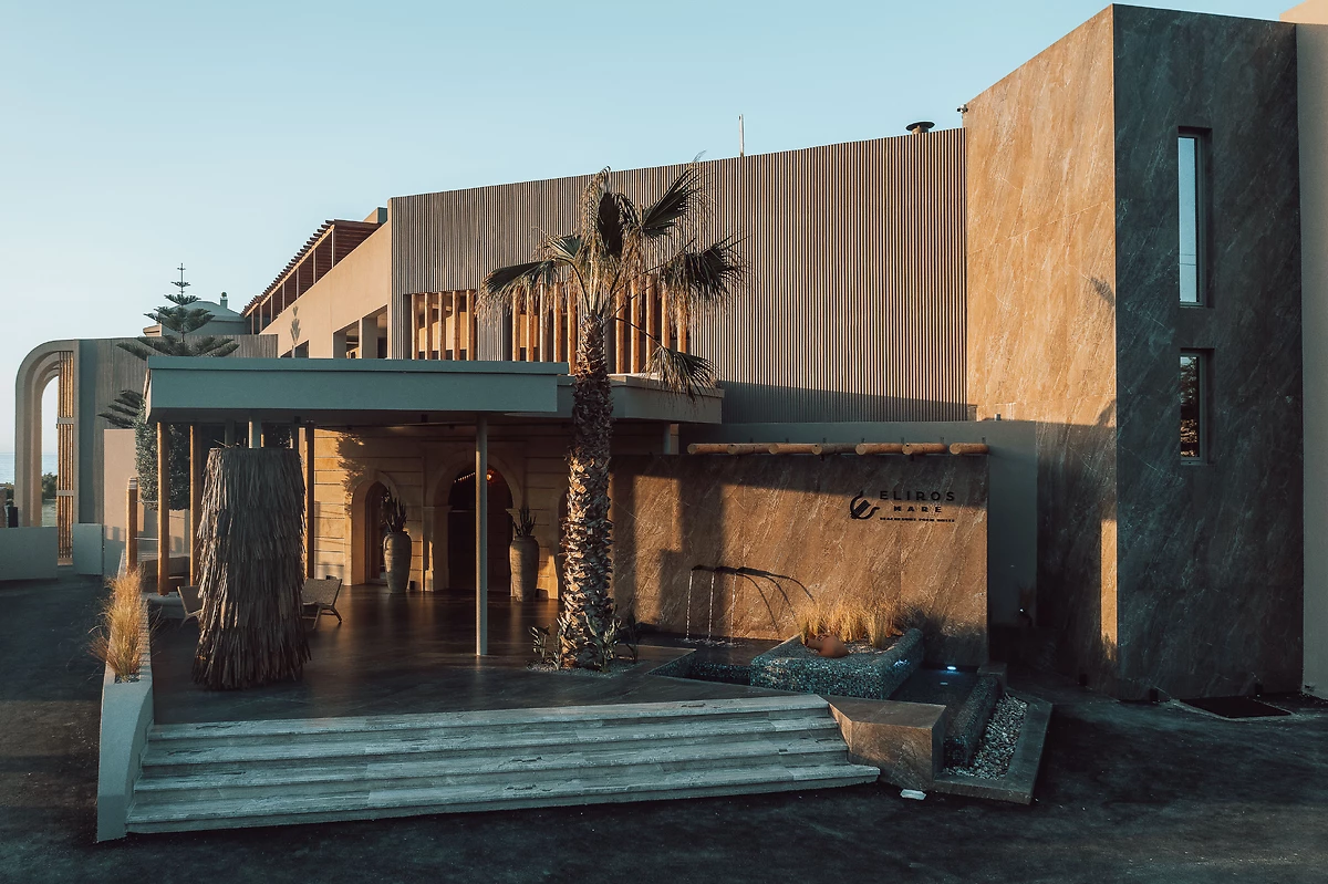 Extérieur de l'hôtel, Eliros Mare Hotel, Crète, Grèce