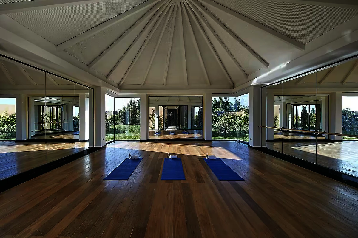 Salle de yoga, Mandarin Oriental Marrakech, Maroc