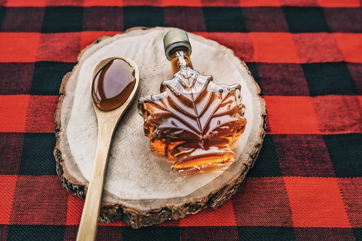 Bouteille de sirop d'érable