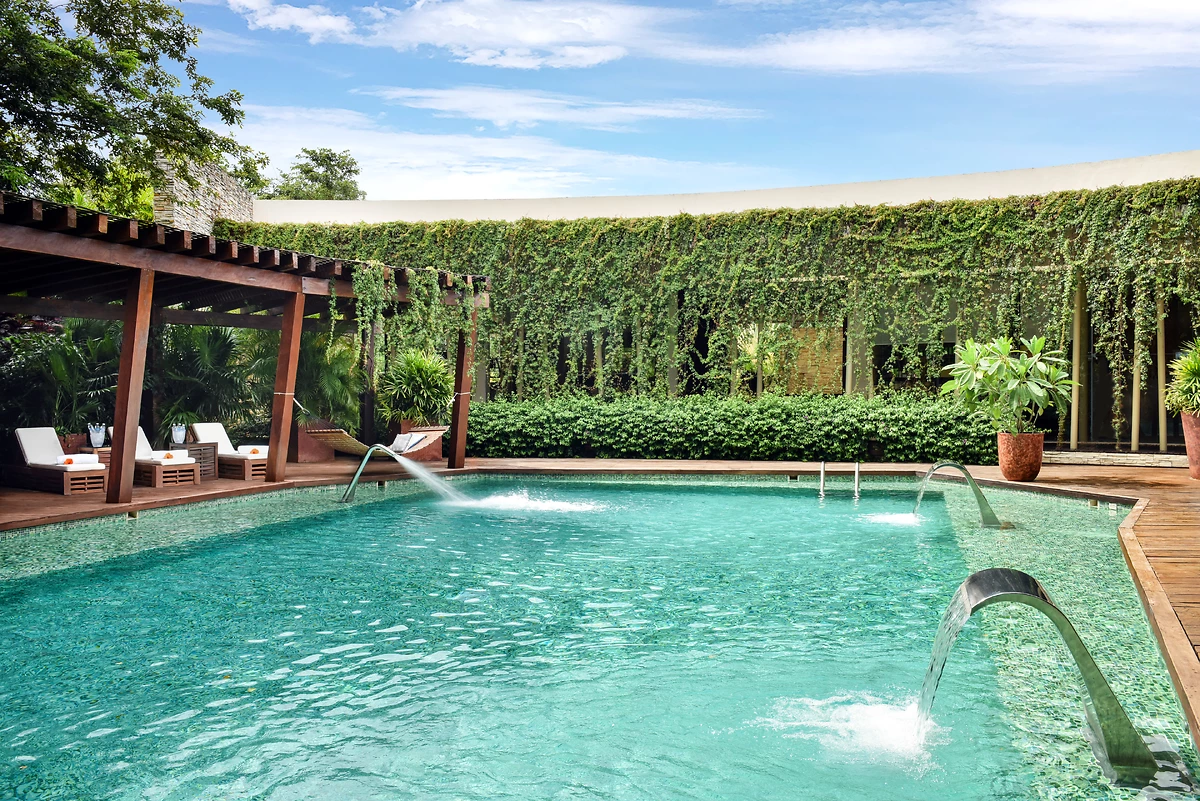 Piscine de l'hôtel, Rosewood Mayakoba