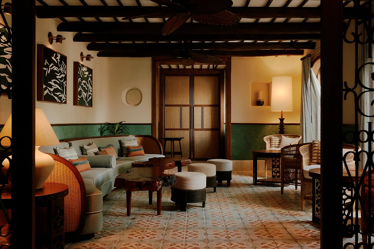 Un des bars de l'hôtel, Maroma, a Belmond Hotel