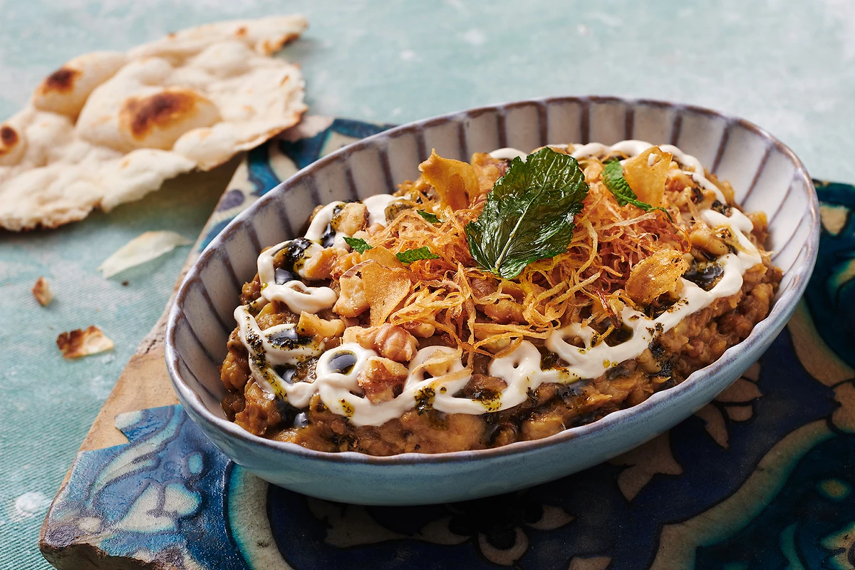 Plat servis dans l'un des restaurants de l'hôtel, Atlantis The Royal