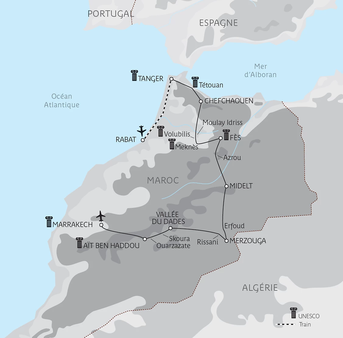 Carte Étincelant Maroc en privé 2026