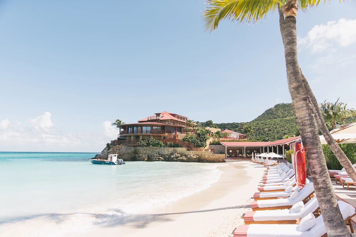 Plage de l'hôtel, Eden Rock - St Barths