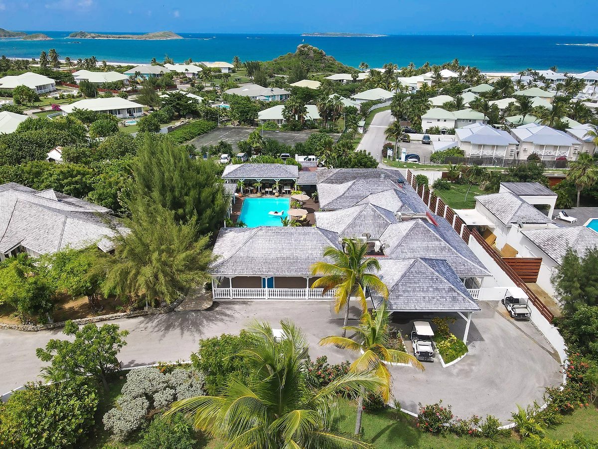 Vue aérienne, La Plantation, Saint-Martin
