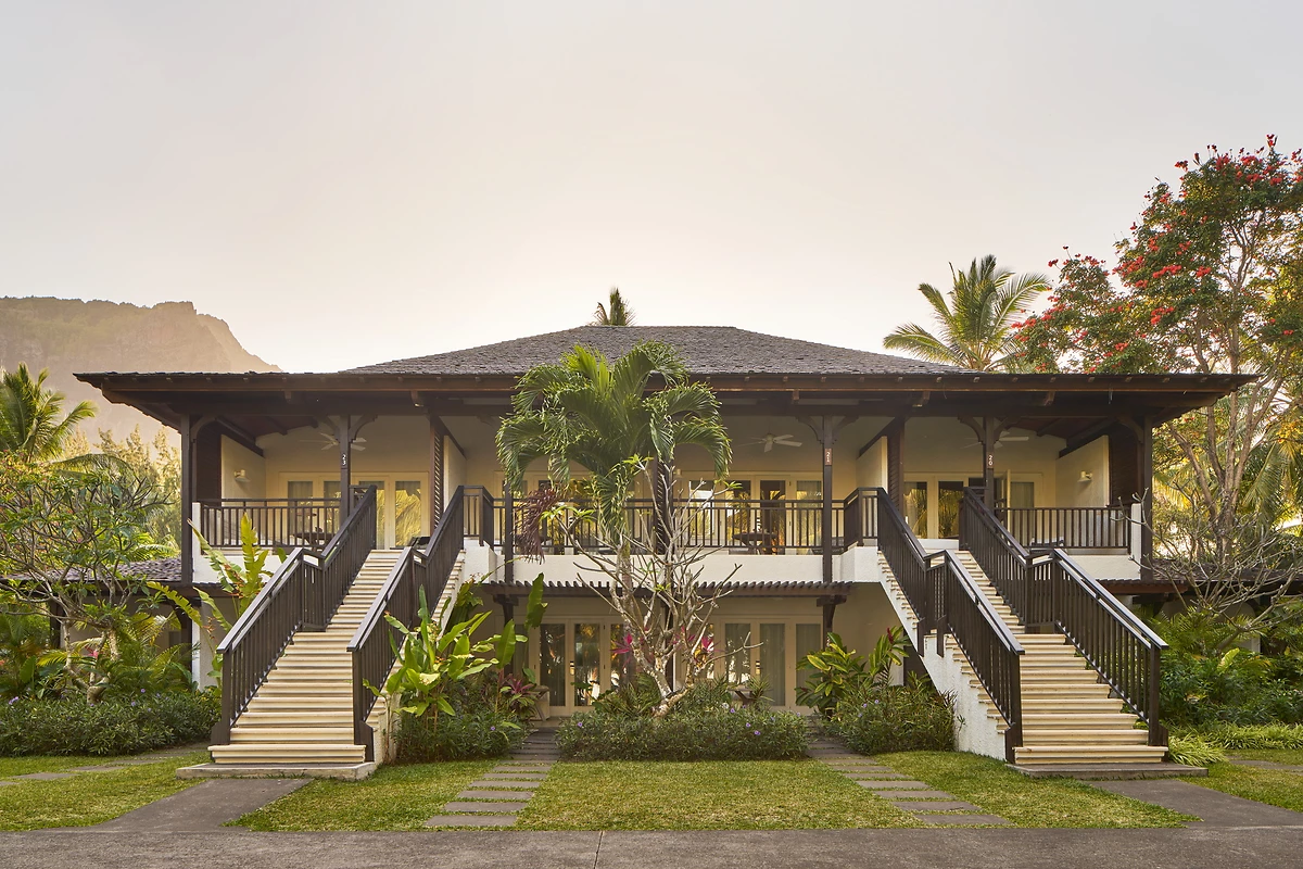 Vue extérieure des suites, LUX* Le Morne, Île Maurice