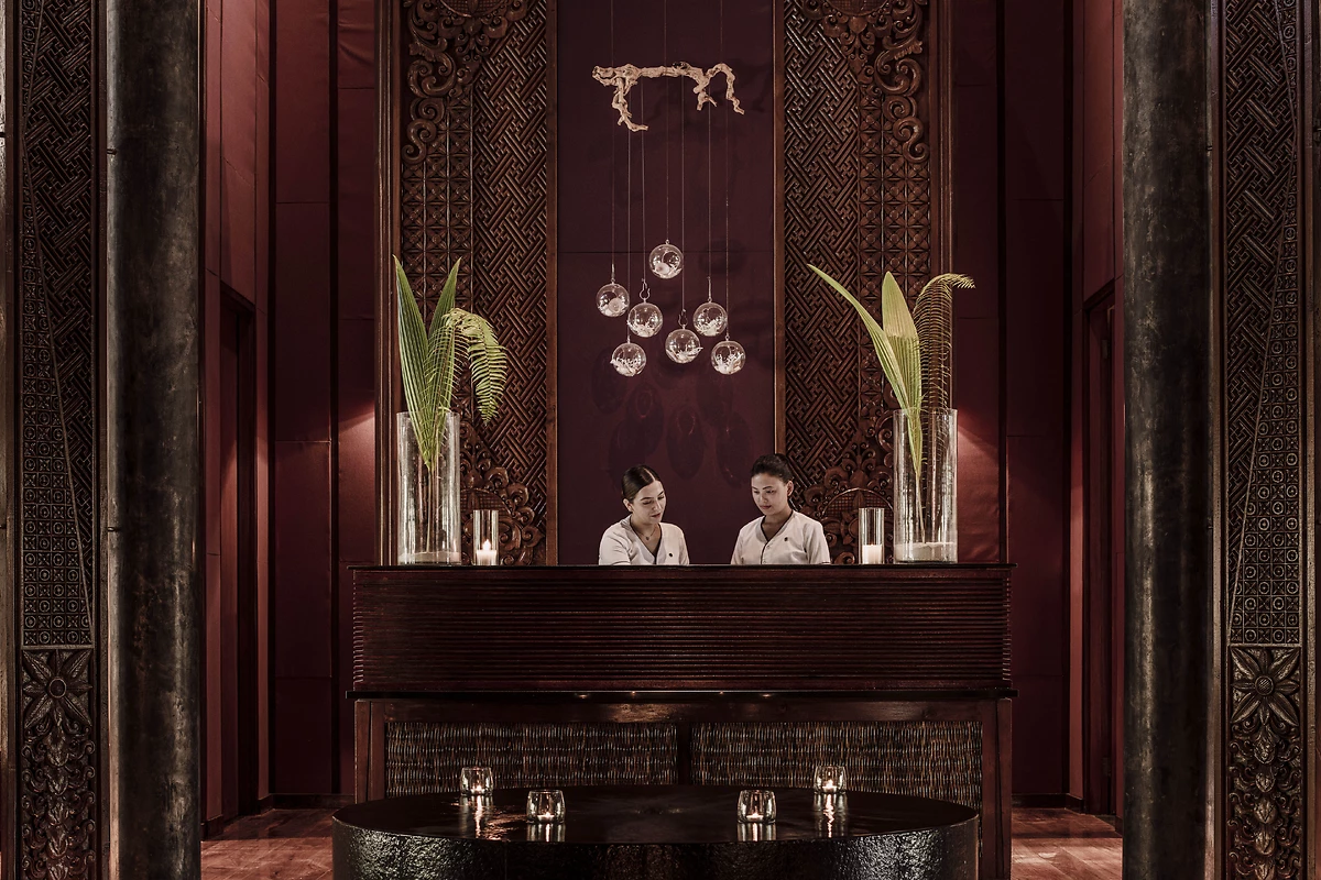 Réception du Spa, One&Only Reethi Rah, Atoll de Malé nord, Maldives