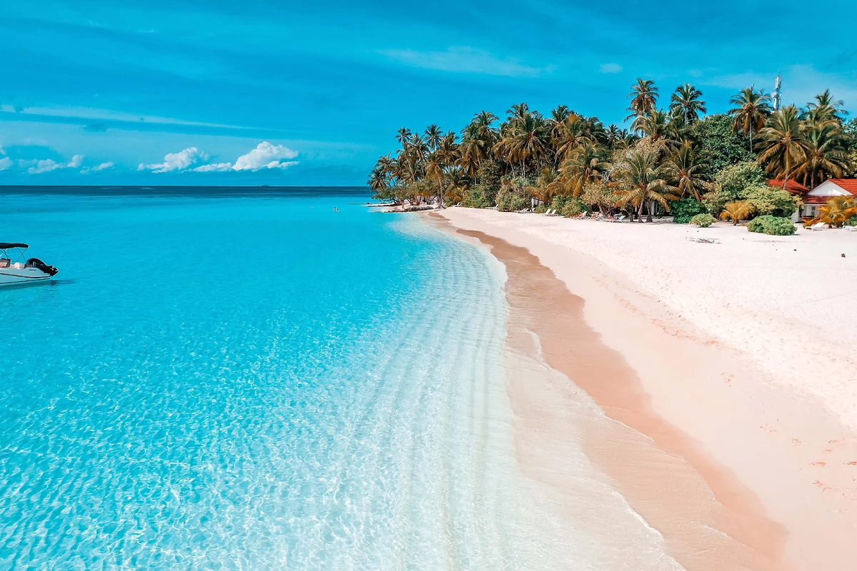 Plage, Diamonds Athuruga, Atoll d'Ari, Maldives