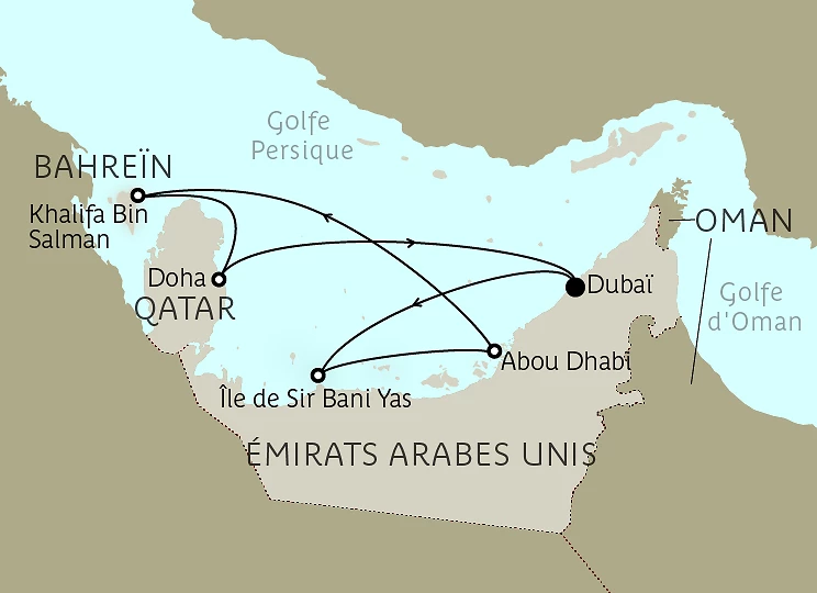 Carte Désert fantastique