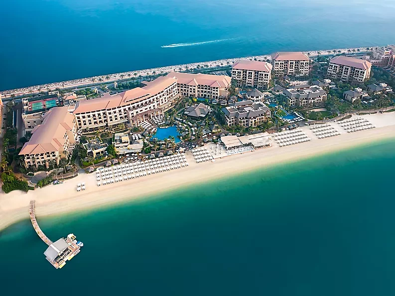 Vue aérienne de l'hôtel, Sofitel Dubai The Palm