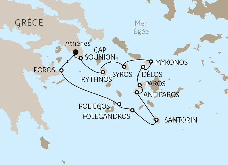 Carte Féeriques Cyclades