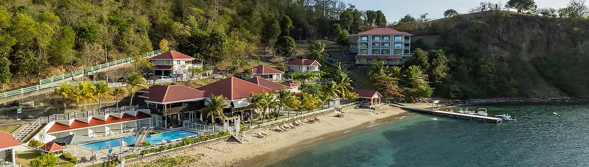Vue sur l'hôtel, Hôtel le Bois Joli, Guadeloupe