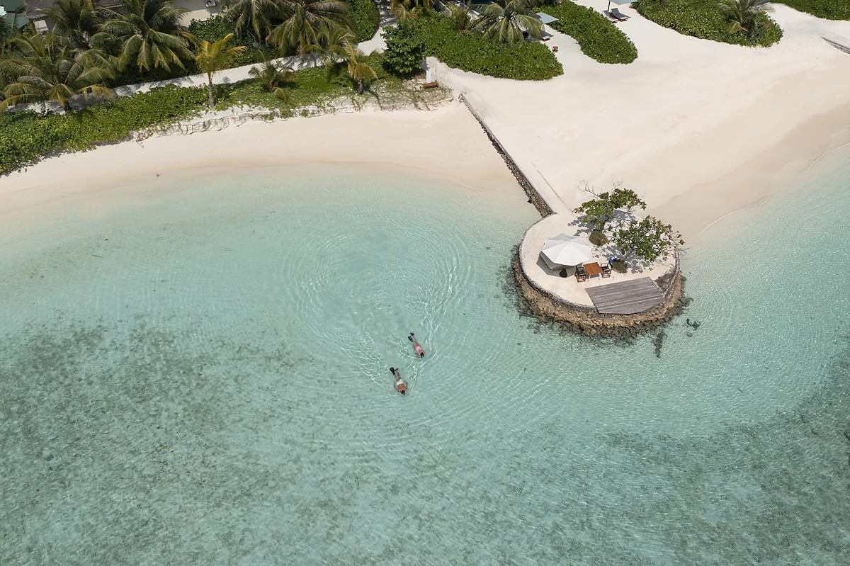 Snorkelling, Huvafen Fushi, Atoll de Malé, Maldives