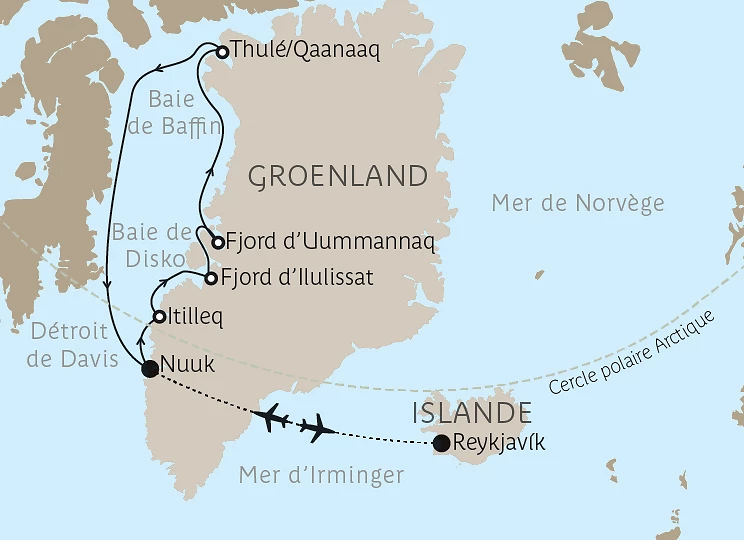 Carte Splendeurs du Groenland – Terres de légende