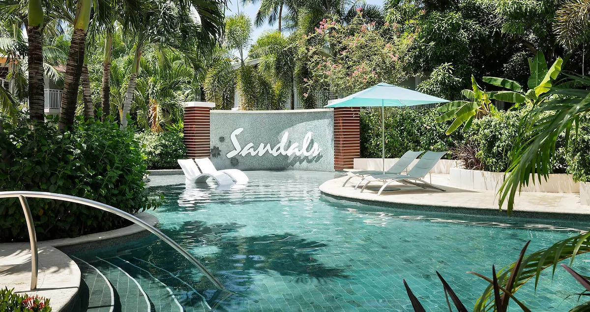 Lazy Pool, Sandals Halcyon Beach, Sainte-Lucie