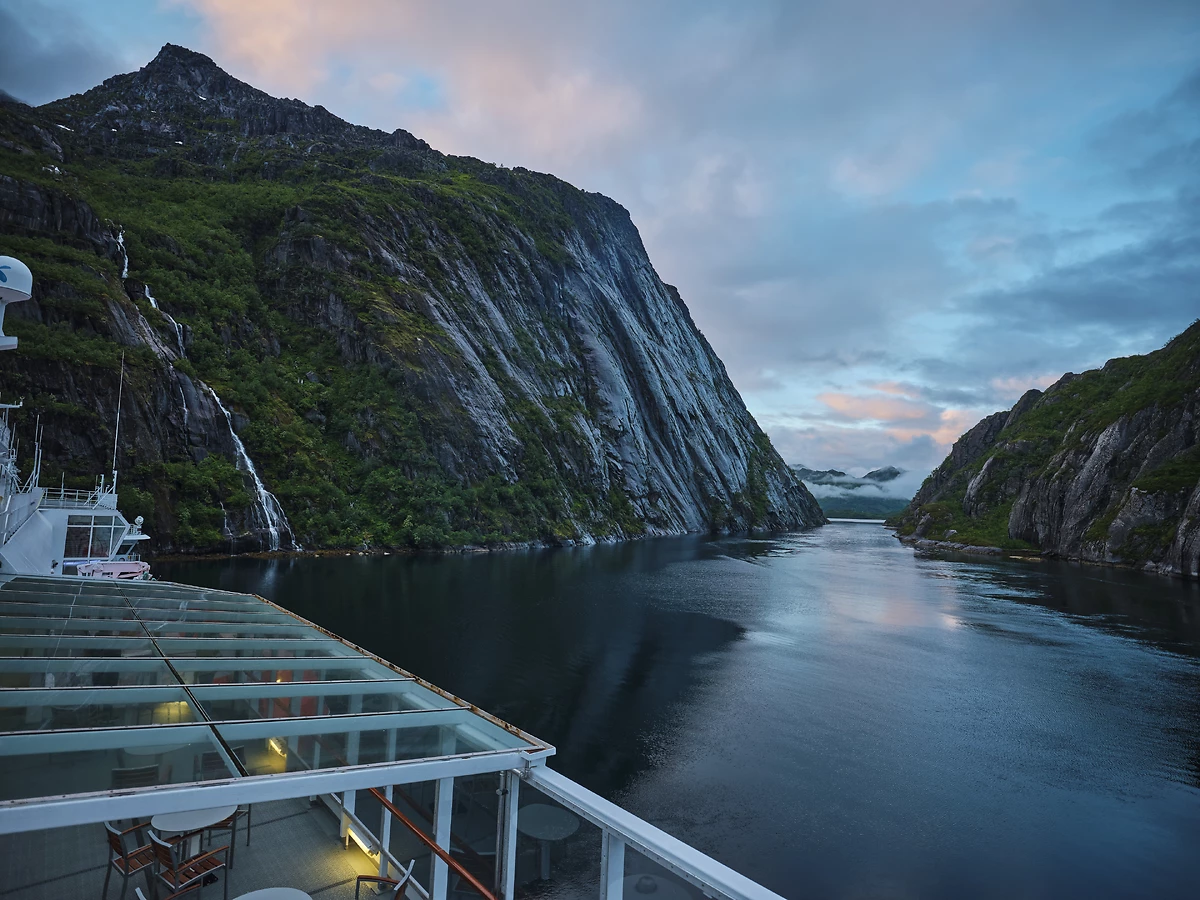 Deck extérieure, MS Polarlys, Express côtier, Hurtigruten