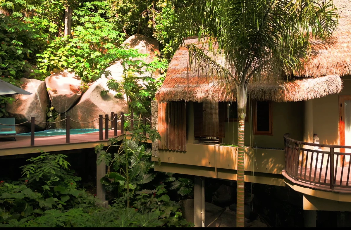 Réception, Domaine de l'Orangeraie, Seychelles