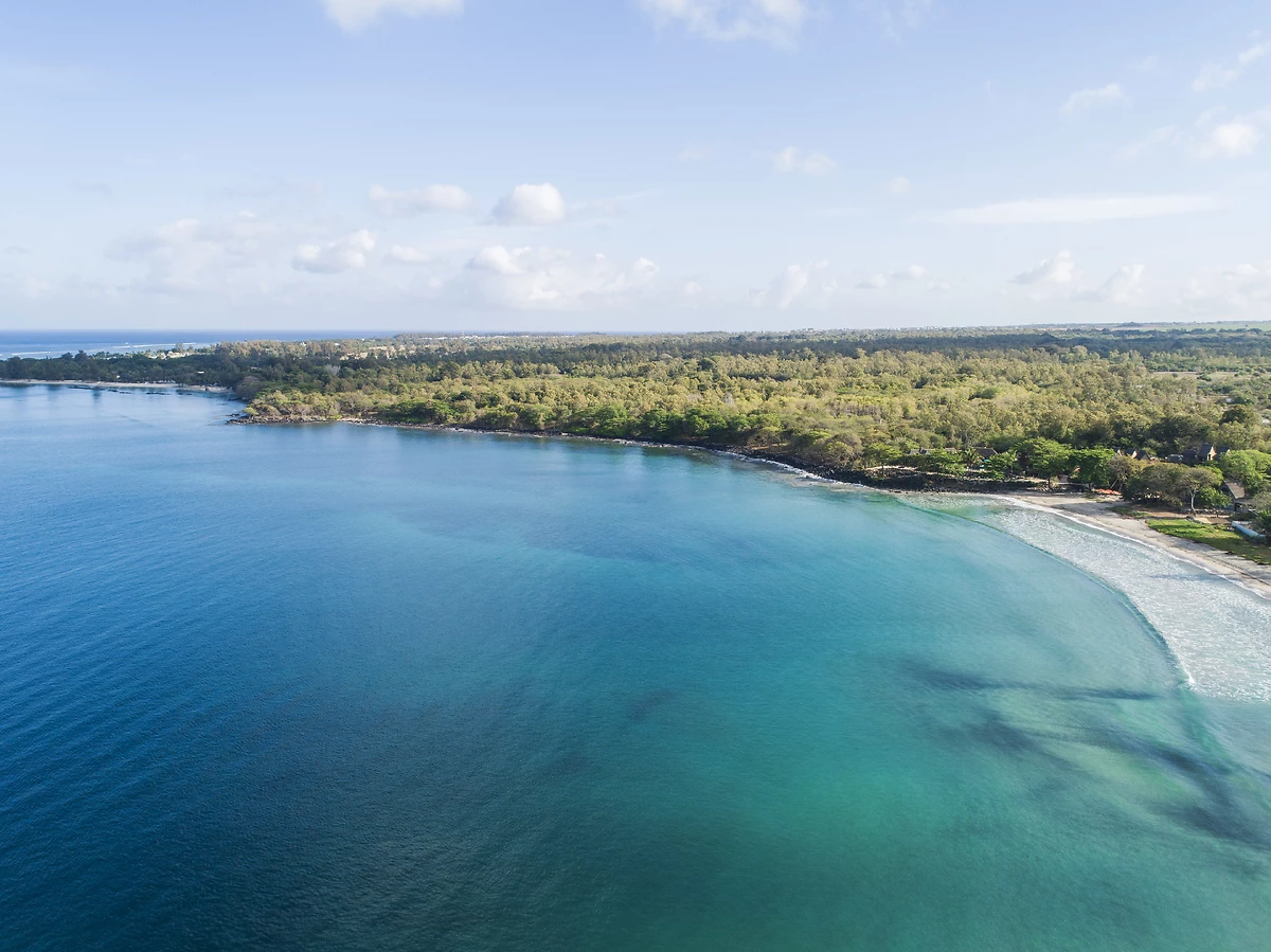 Vue aérienne de la plage, Veranda Tamarin Hotel & Spa, Ile Maurice