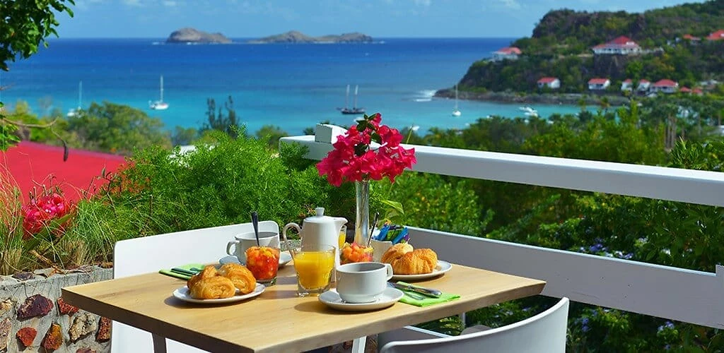 Petit déjeuner, Le Village Saint-Barth Hotel, Saint-Barthélemy