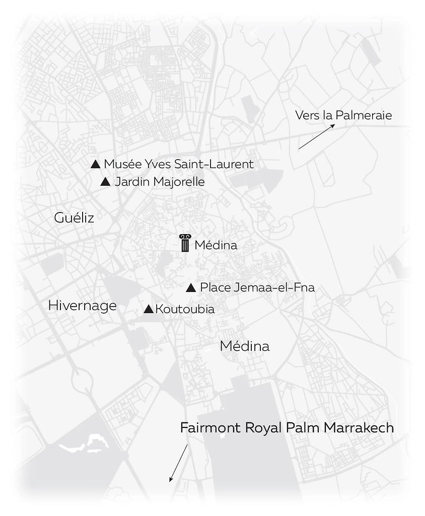 Carte Fairmont Royal Palm Marrakech