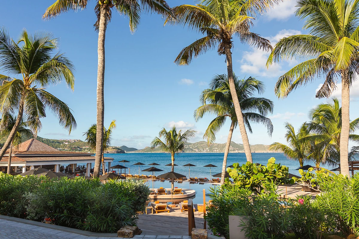 Vue la piscine et la plage, Christopher Saint-Barth, Saint-Barthélemy