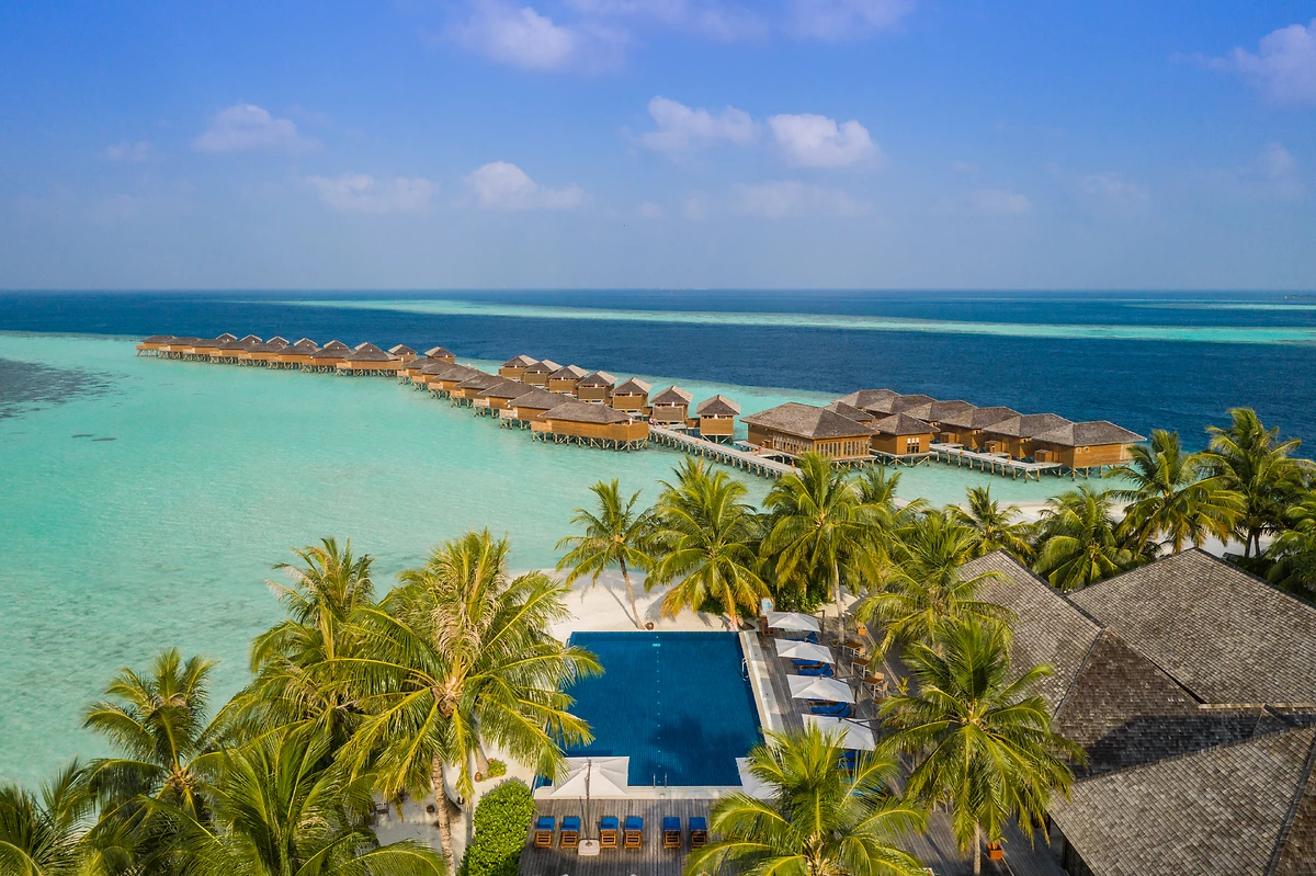 Vue d'ensemble, Vilamendhoo Island Resort & Spa, Atoll d'Ari, Maldives