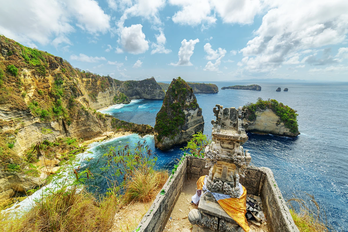 Diamond Beach à Nusa Penida, Bali, Indonésie