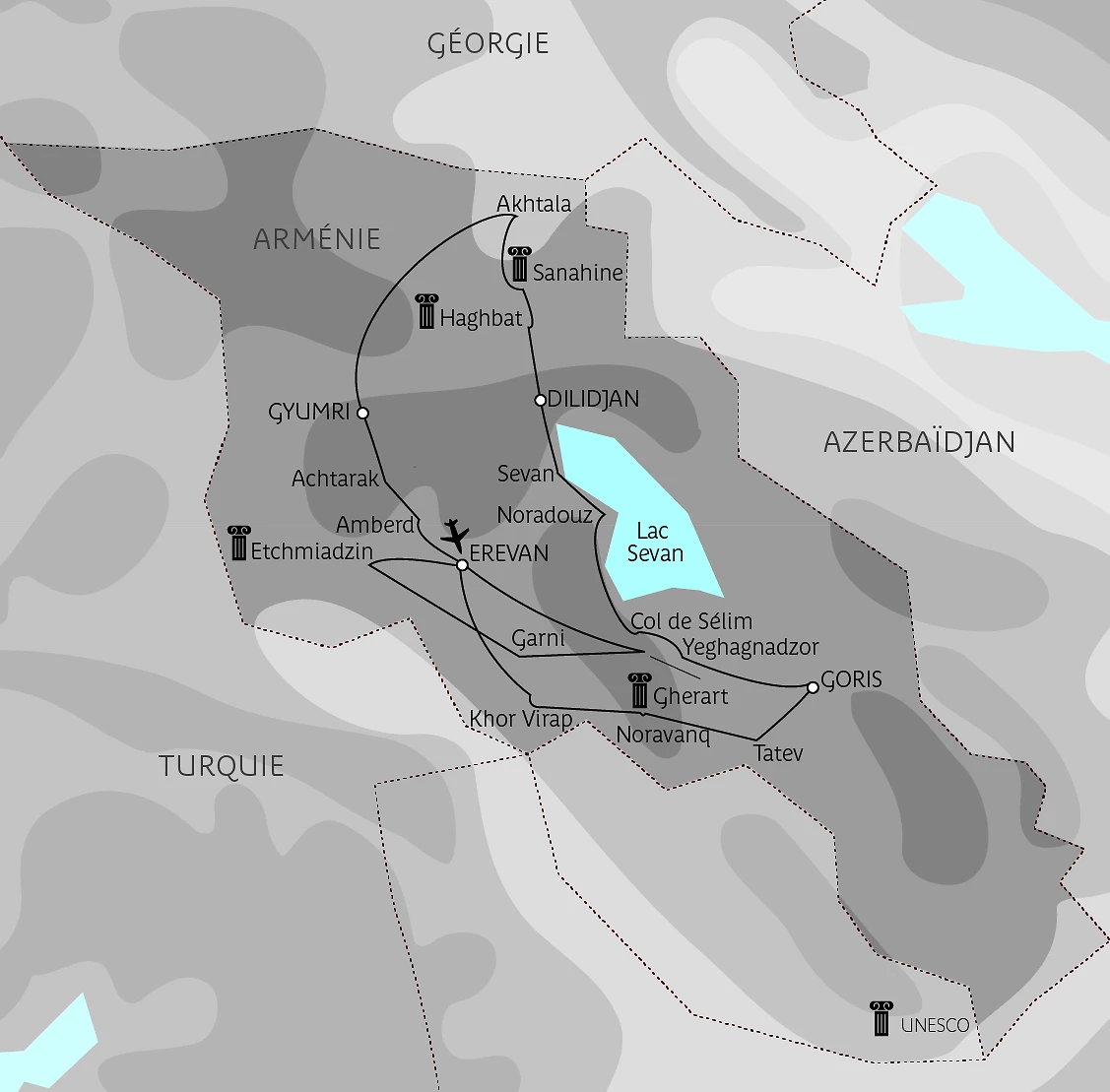 Carte Arménie entre mythe et histoire, en privé