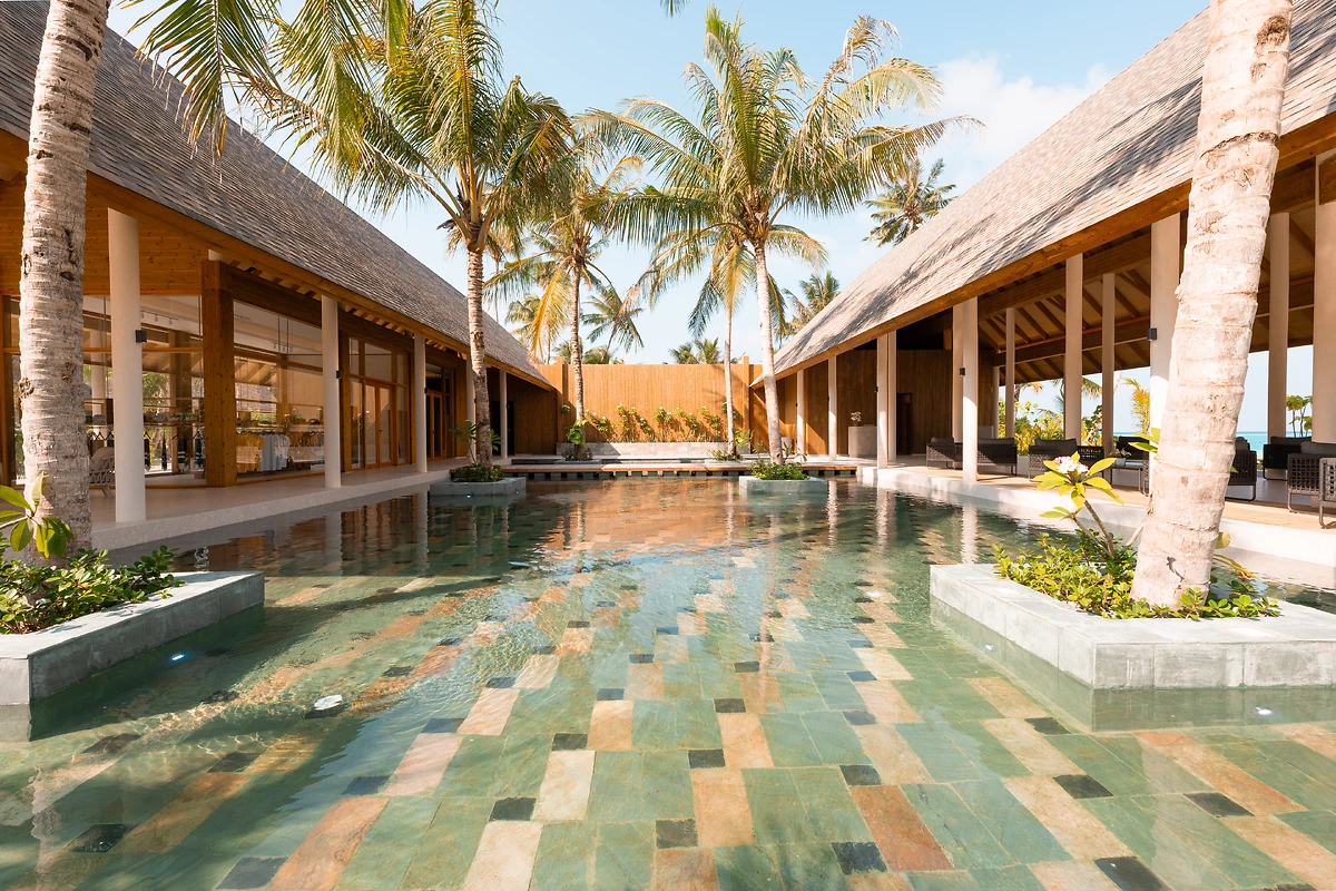 Bassin du Spa, Ananea Madivaru Maldives, Atoll d'Ari, Maldives