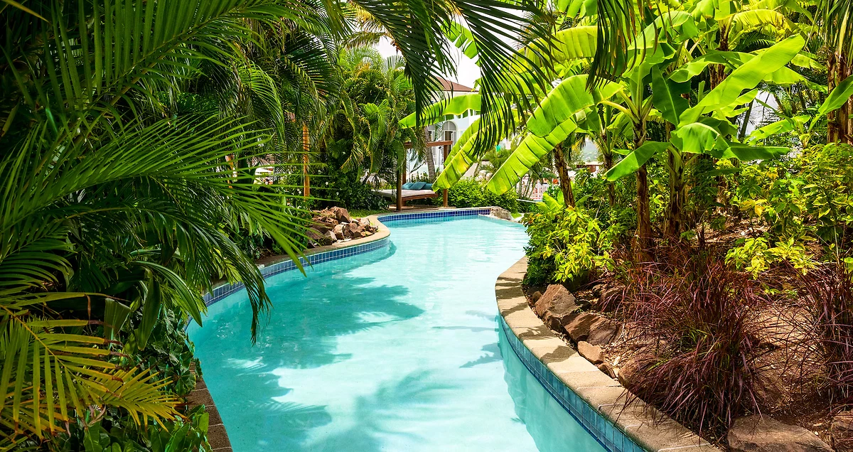 Piscine Lazy River, Sandals Grande St. Lucian, Sainte-Lucie, Antilles